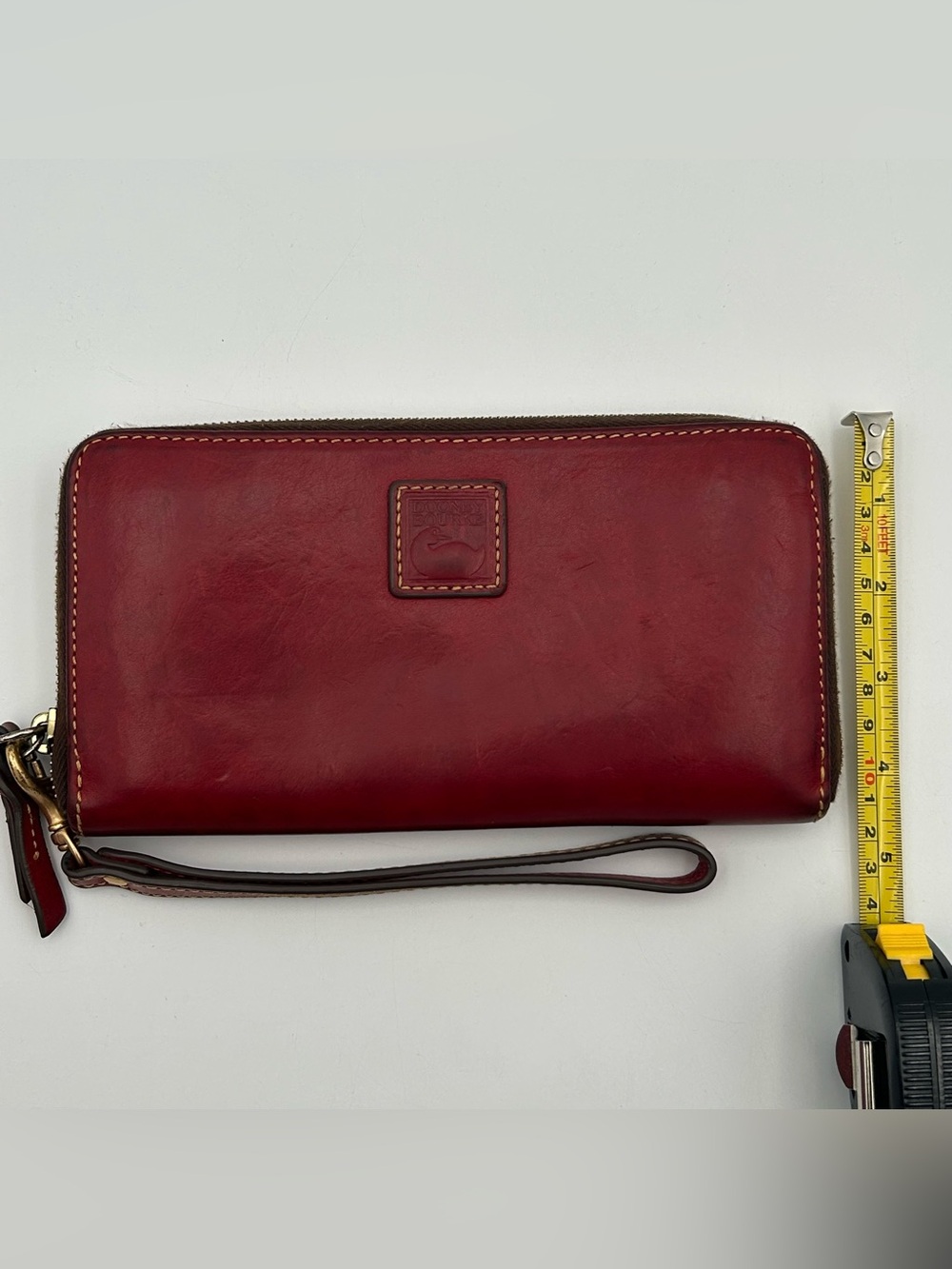 Dooney & Bourke Red Leather Satchel with Matching Wallet - Picture 15 of 16